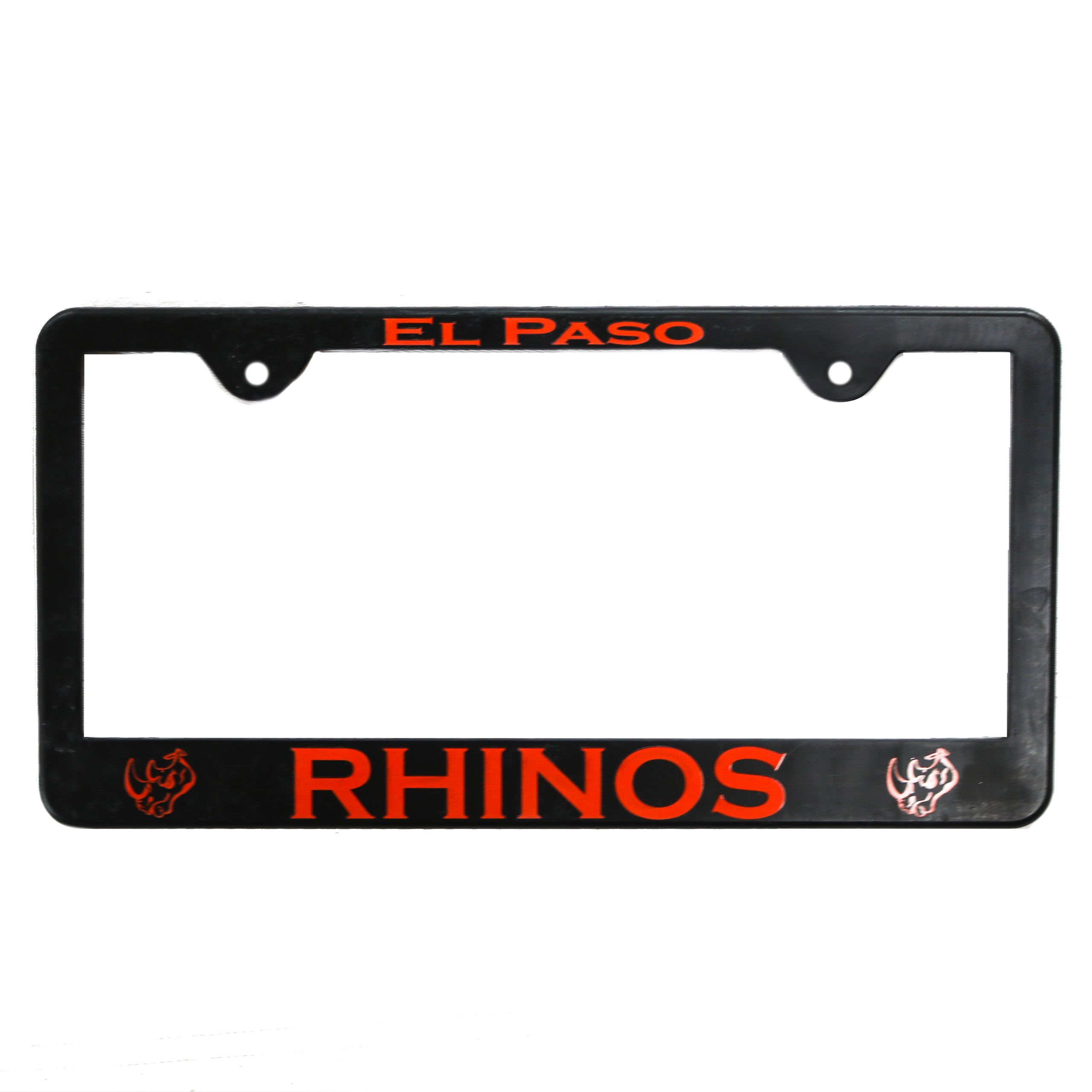 El Paso Rhinos License Plate Frame El Paso Rhinos Online Store